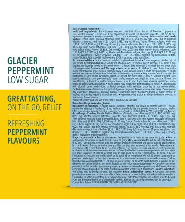 Ricola Glacier Mint Cough Suppressant Throat Drops 18 Count Box - Buy Online on SooperMarket.com