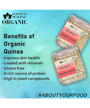 Blessfull Healing Organice Organic Quinoa 2 lb (907 Gram) - Buy Online on SooperMarket.com