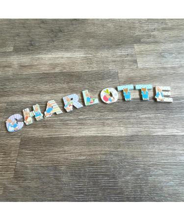 Peter Rabbit Wooden Letter A by Orange Tree Toys - Alphabet Animal for Personalised Baby Name Toy Box, Wall Decor - Nursery Decor for Boys and Girls - Buy Online on SooperMarket.com