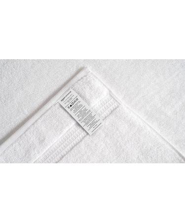 Amazon Commercial Cotton Bath Towel Set - 27 x 54 Inches - 650 GSM - White - Pack of 6 - Buy Online on SooperMarket.com