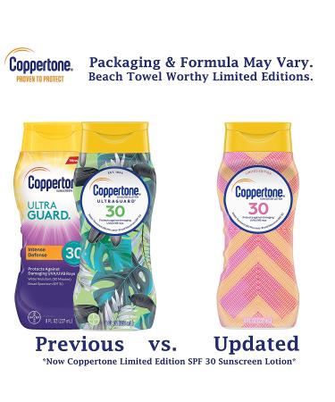 Coppertone UltraGuard Sunscreen Lotion SPF 30 - 8 fl oz | Best UV Protection - Buy Online on SooperMarket.com