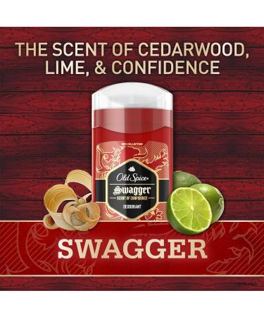 Old Spice Aluminum Free Deodorant for Men Red Zone Collection Swagger Invisible Solid Lime & Cedarwood Scent 3.8 Oz 3.8 Ounce (Pack of 1) Swagger - Buy Online on SooperMarket.com