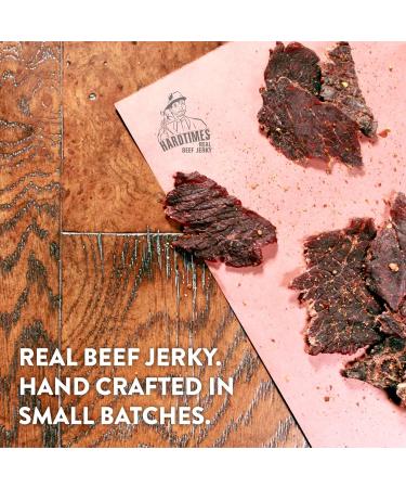 Hardtimes Handcrafted Beef Jerky - Original Flavor - 24 Pack of 1 oz. Bags - Buy Online on SooperMarket.com