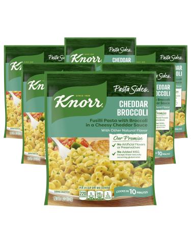 Knorr Pasta Sides Cheddar Broccoli, 4.3 oz 6 Count Cheddar Broccoli 4.3 Ounce (Pack of 6)