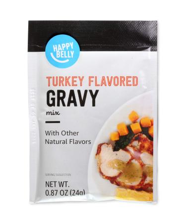 Amazon Brand - Happy Belly Turkey Flavored Gravy Mix, 0.87 Oz