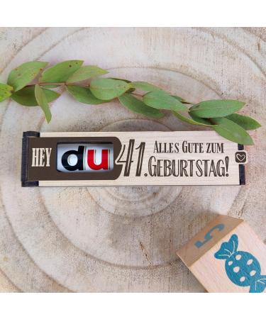41st Birthday Chocolate Bar Gift Box - Duplo Treats & Unique Gift Ideas for Him & Her | Perfect 41st Birthday Decoration - Buy Online on SooperMarket.com