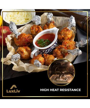 LuxLiv Extra Thick Heavy Duty 20 Micron Aluminum Foil - 161 sq ft - 11.8 x 164 ft - Buy Online on SooperMarket.com