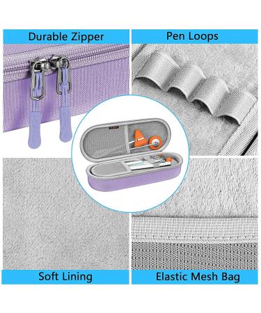 Hard Travel Stethoscope Case for 3M Littmann Classic III, Cardiology IV, MDF Acoustica - Purple - Buy Online on SooperMarket.com