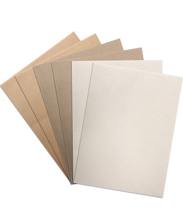 Aida Cloth 14 Count Cross Stitch Fabric 1218inch 6 Pieces 3 Colors (Natural+Khaki+Tan)