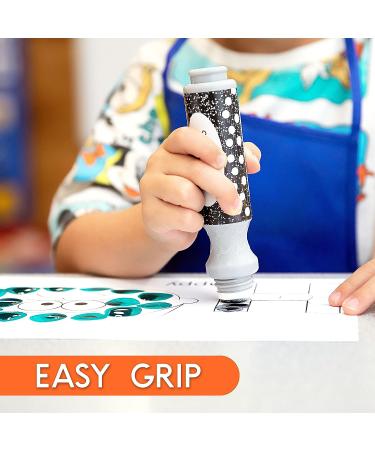 Washable Dot Markers 16 Pack with Activity Sheets - Kids Arts & Crafts Kit with Glitter - Toddler & Preschool Supplies - Buy Online on SooperMarket.com