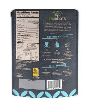 TruRoots Organic Quinoa, Brown Rice & Lentil Blend - Quick Cook 8.5 oz, Pack of 8, USDA Organic, Non-GMO - Buy Online on SooperMarket.com