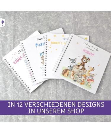 Personalized Baptism Guest Book with Pre-Printed Questions | Memorable Keepsake & Gift | Custom Name & Date | Fish Symbol Design - Buy Online on SooperMarket.com