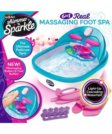 Shimmer n Sparkle 6-in-1 Kids Massaging Foot Spa - Fun and Relaxation for Young Feet - Buy Online on SooperMarket.com