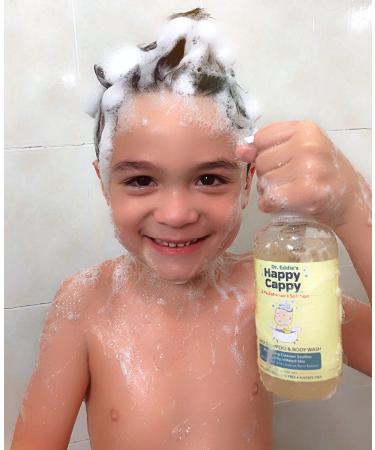 Happy Cappy Daily Shampoo & Body Wash for Children - Soothes Dry, Itchy, Sensitive Skin | Dermatologist Tested | Fragrance & Dye Free - 8 oz - Buy Online on SooperMarket.com
