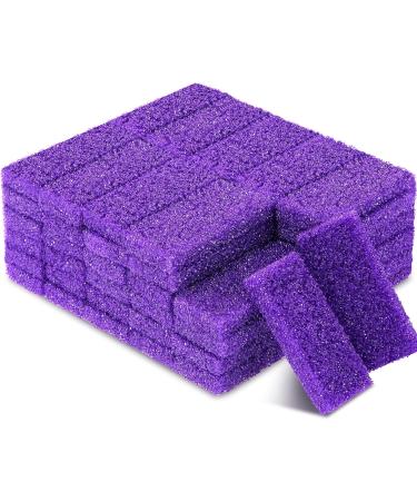 Batiyeer 100 Pcs Disposable Pumice Stone for Feet Scrubber - Foot Scrubber for Heel Callus Remover - Bath Spa Tool (Purple) - Buy Online on SooperMarket.com
