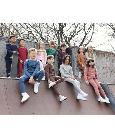 DreamBuy Ribbed Pyjama 20 Colours, Unisex Boys/Girls Tracksuit/Loungewear, 7-8 Years, Dove Grey | Baby, Women, Men Clothes - Buy Online on SooperMarket.com