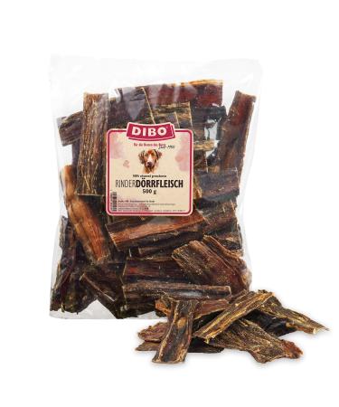 Dibo D rrfleisch (500g) The small natural chew snack or treat for in between dog food quality chewing items without chemistry 500 g (1 Pack)