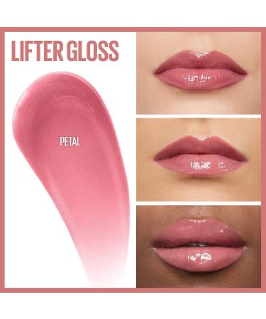 Maybelline Lifter Gloss Hydrating Lip Gloss with Hyaluronic Acid - Petal Warm Pink Neutral 0.18 oz - Buy Online on SooperMarket.com