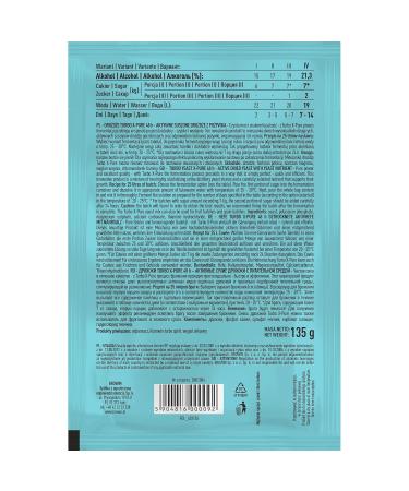 BROWIN Turbo X-Pure Yeast 403103 - High-Quality Fermentation Yeast for 21.3% Alcohol in 48h | 25L 6-9kg Sugar 135g | International Shipping - Buy Online on SooperMarket.com
