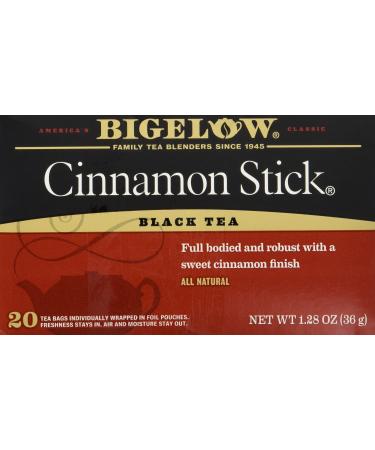 Bigelow Tea Cinnamon Stick, 20 Bags (Pack of 3) 20 Count (Pack of 3)