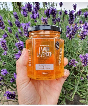 BeeHype Lavish Lavender 100% Pure Raw Honey - Enriched with Natural Enzymes, Vitamins, Minerals, and Antioxidants - 250g - Buy Online on SooperMarket.com