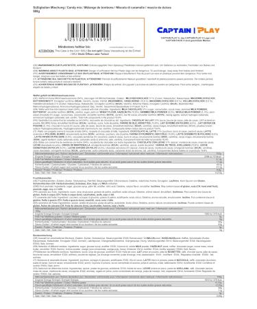 Buy Captain Play Sweets Mix 210 Pieces with Confetti for Pi ata Filling 988g Pack International Shipping Available - Buy Online on SooperMarket.com