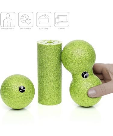 BODYMATE Fascia MINI-SET - Apple Green Mini Roll & Balls for Muscle Relief | L15xD6cm & D8cm Duo Ball | International Shipping - Buy Online on SooperMarket.com