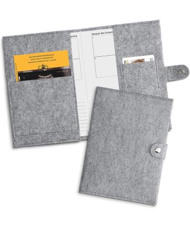 kwmobile Felt Maternity Pass Cover - German Maternity Pass Holder with Extra Compartments - Stylish & Functional Acessory - Buy Online on SooperMarket.com