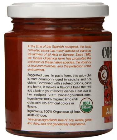 Organic Zcalo Peru Aji Limo Paste - 8 oz | Authentic Peruvian Flavor - Buy Online on SooperMarket.com