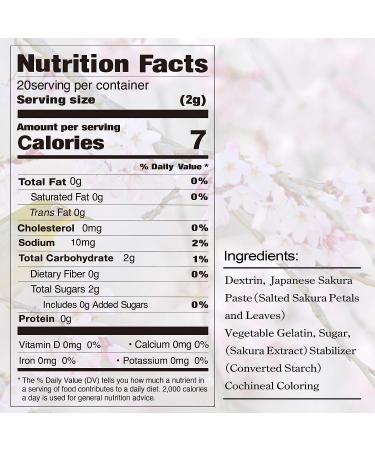 Sakura Cherry Blossom Powder - YAMASAN Japanese Drinks & Food, Spring Mix 1.4oz (40g) - Buy Online on SooperMarket.com