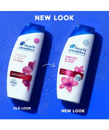 Head & Shoulders Smooth & Silky Shampoo 613ML White Blue Pink 1 NEW Version - Buy Online on SooperMarket.com