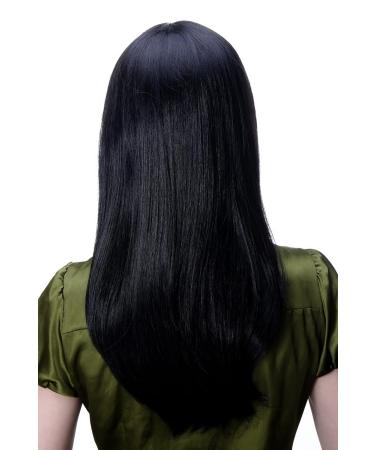 Buy WIG ME UP 3114-2 Black Gothic Wig with Cute Cheeky Bangs - Long & Stylish International Shipping Available - Buy Online on SooperMarket.com