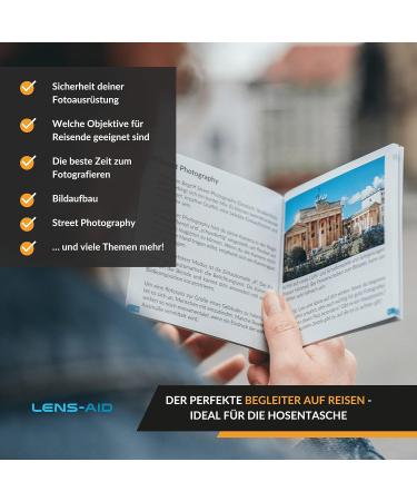 Lens-Aid Pocket Guide Travel | Essential Photography Tips for Travelers | Pocket-Sized Travel Knowledge - Buy Online on SooperMarket.com