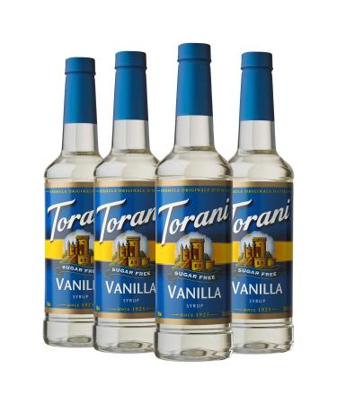 Torani Sugar Free Syrup, Vanilla, 25.4 Ounce (Pack of 4) Sugar Free Vanilla 25.4 Fl Oz (Pack of 4)