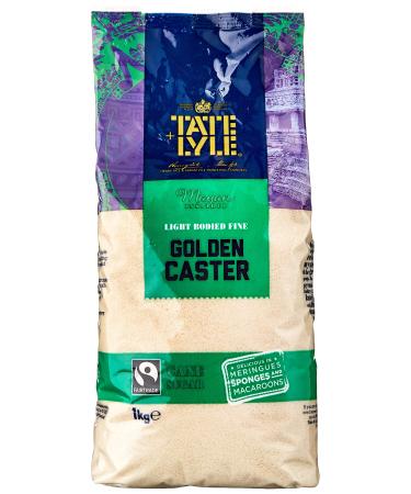 Tate & Lyle Fairtrade Golden Caster Pure Cane Sugar 1kg