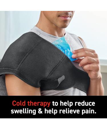 Tensor Shoulder Hot Cold Wrap 208612-CA Adjustable 1 Wrap 2 Gel Packs Black Compress + Wrap - Buy Online on SooperMarket.com