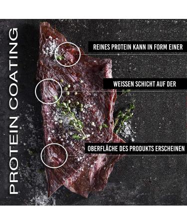 Peppered Beef Jerky Steak 200g - High Protein Dried Meat Snack | The Meat Makers - Buy Online on SooperMarket.com