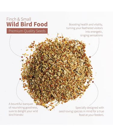 Schoen Farms Finch and Small Wild Bird Seed Food Mix (5 LBS) - Buy Online on SooperMarket.com