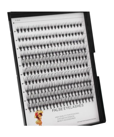 Dedila Large Tray Individual False Eyelashes - Mixed 9-11-13-15mm Thickness 0.07mm - Dramatic Look Makeup Volume Eye Lashes Cluster - Black Soft and Lightweight - Buy Online on SooperMarket.com