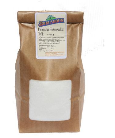 Biebelshofer Xylitol - Original Finnish birch sugar premium quality 1 pack (1 x 1 kg)