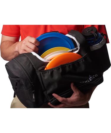 Athletico Disc Golf Bag - Holds 10-14 Discs, Water Bottle & Accessories - Black - Buy Online on SooperMarket.com