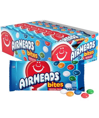 Airheads Candy Bites - Assorted Fruit Flavor - 2 Oz. - Pack Of 18