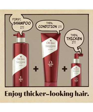 Old Spice Hair Thickening Treatment for Men - Castor Oil Infused Step 3 3.7 Fl Oz - International Shipping Available - Buy Online on SooperMarket.com