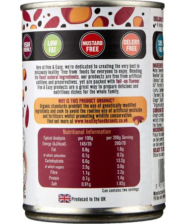 Free and Easy Organic Sweet Potato and Chia Seed Soup 400 g - Buy Online on SooperMarket.com