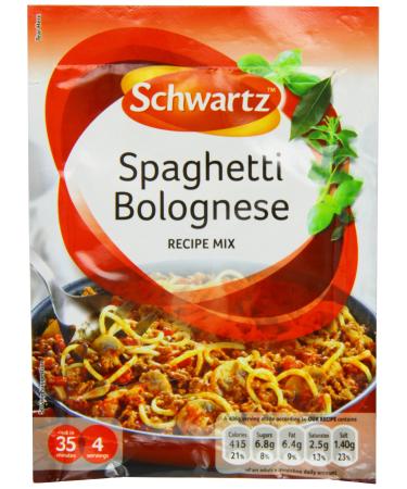 Schwartz Spaghetti Bolognese Mix 40g