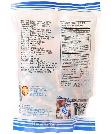 White Rabbit Creamy Candy 6.3 Oz (180g) - Delicious Milk Candy - Authentic Asian Treat - Buy Online on SooperMarket.com