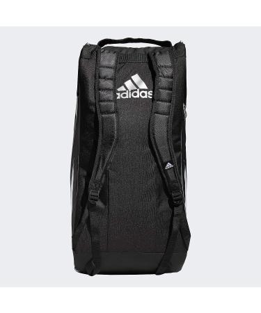 adidas Tour Tennis 12 Racquet Bag - Black/White/Silver Metallic | One Size - Buy Online on SooperMarket.com