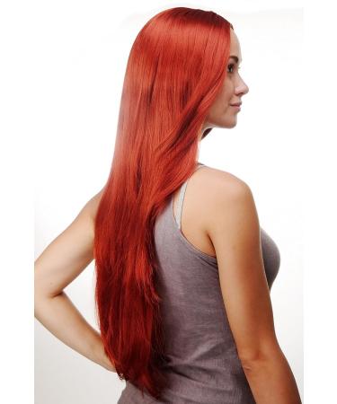 WIG ME UP - Long Dark Copper Red Straight Wig | 80 cm Hair Replacement - 3217-135 - Buy Online on SooperMarket.com