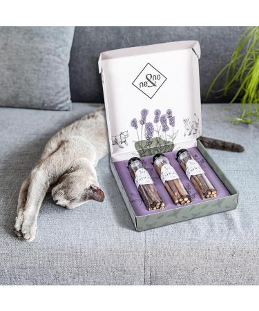 Buy Ne & No Gift Set with Natural Matatabi Sticks | 24 Dental Care Cat Sticks | Perfect Treats for Cats | International Shipping - Buy Online on SooperMarket.com