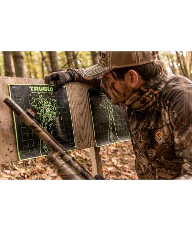 TRUGLO Bright Thru-See Splatter 12X12 Turkey Hunting Targets 6-Pack: High-Visible & Self-Adhesive - Buy Online on SooperMarket.com